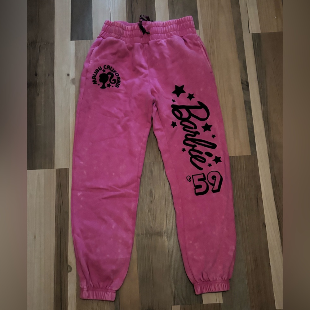 Disney Pink Sweatpants with Graphic Detail